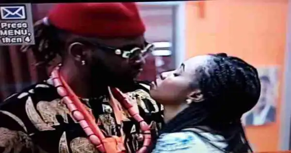 #BBNaija: Teddy-A in tears as Bambam exits show